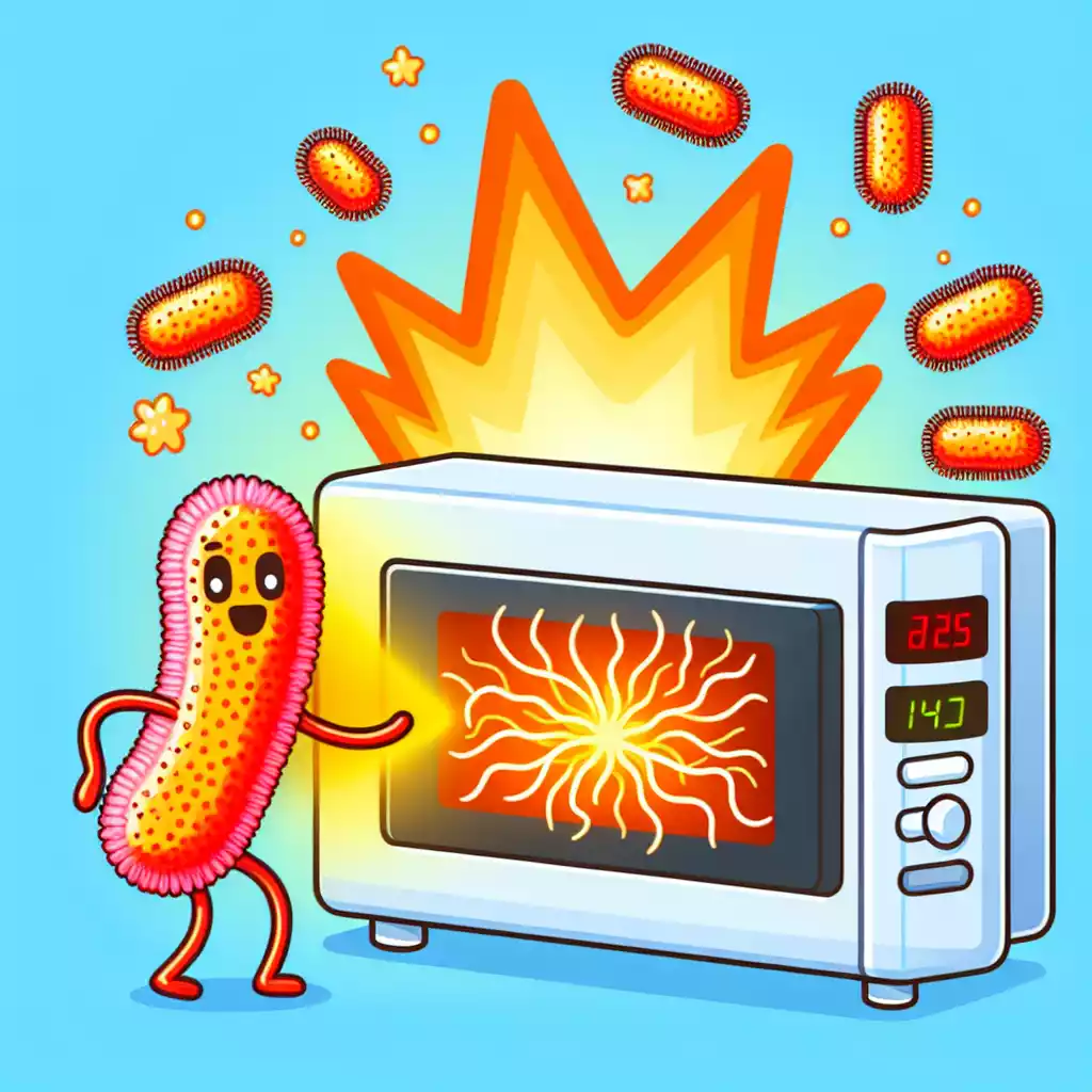 can microwave kill salmonella