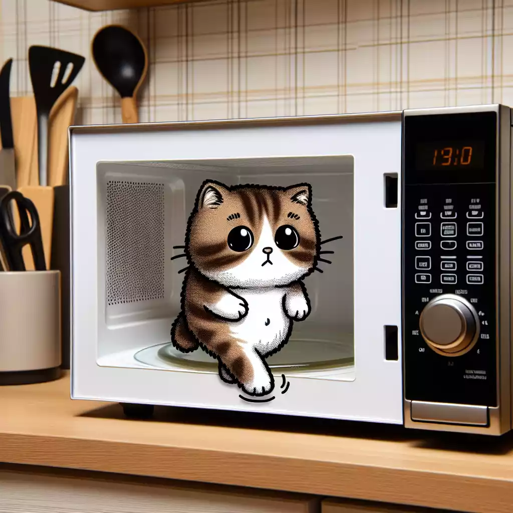 did microwave cat survive