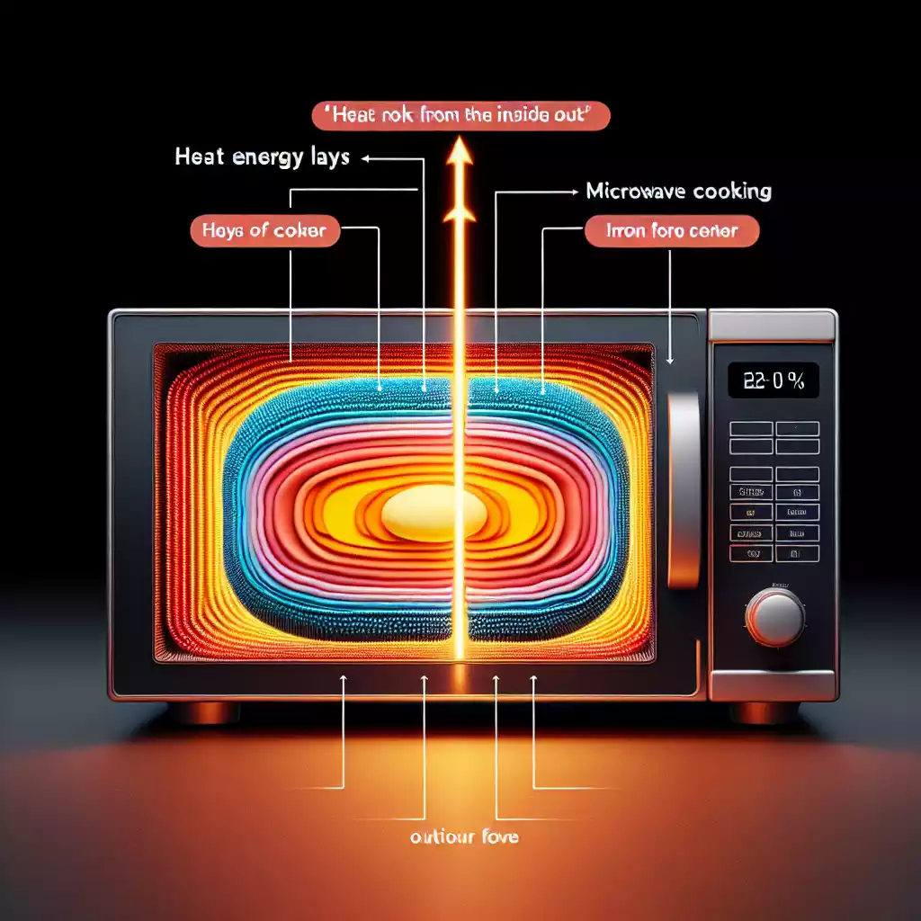 do microwaves cook from the inside out