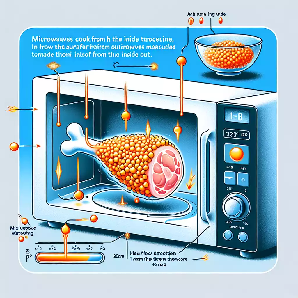 do microwaves cook from the inside out