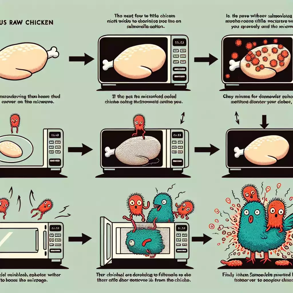 does microwave kill salmonella