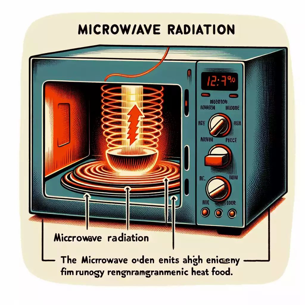 does microwaves use radiation