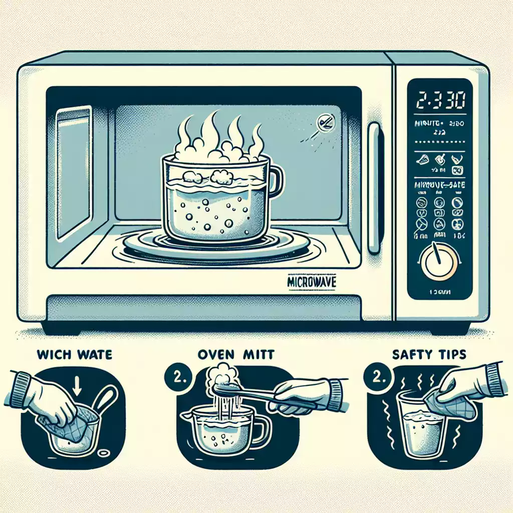 how long to boil water in microwave