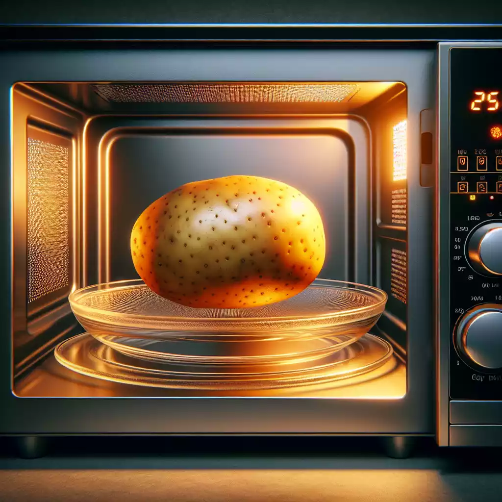 how microwave baked potato