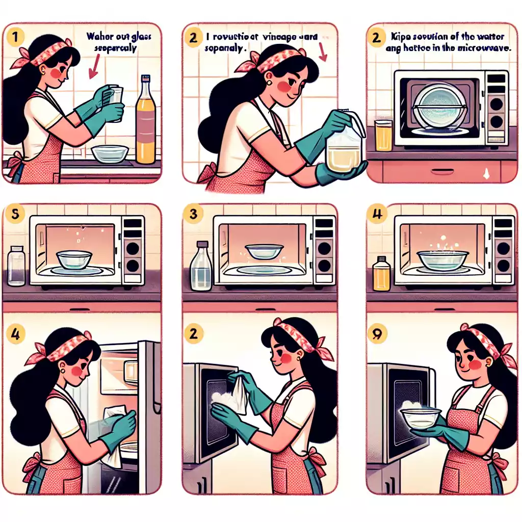 how to clean microwave