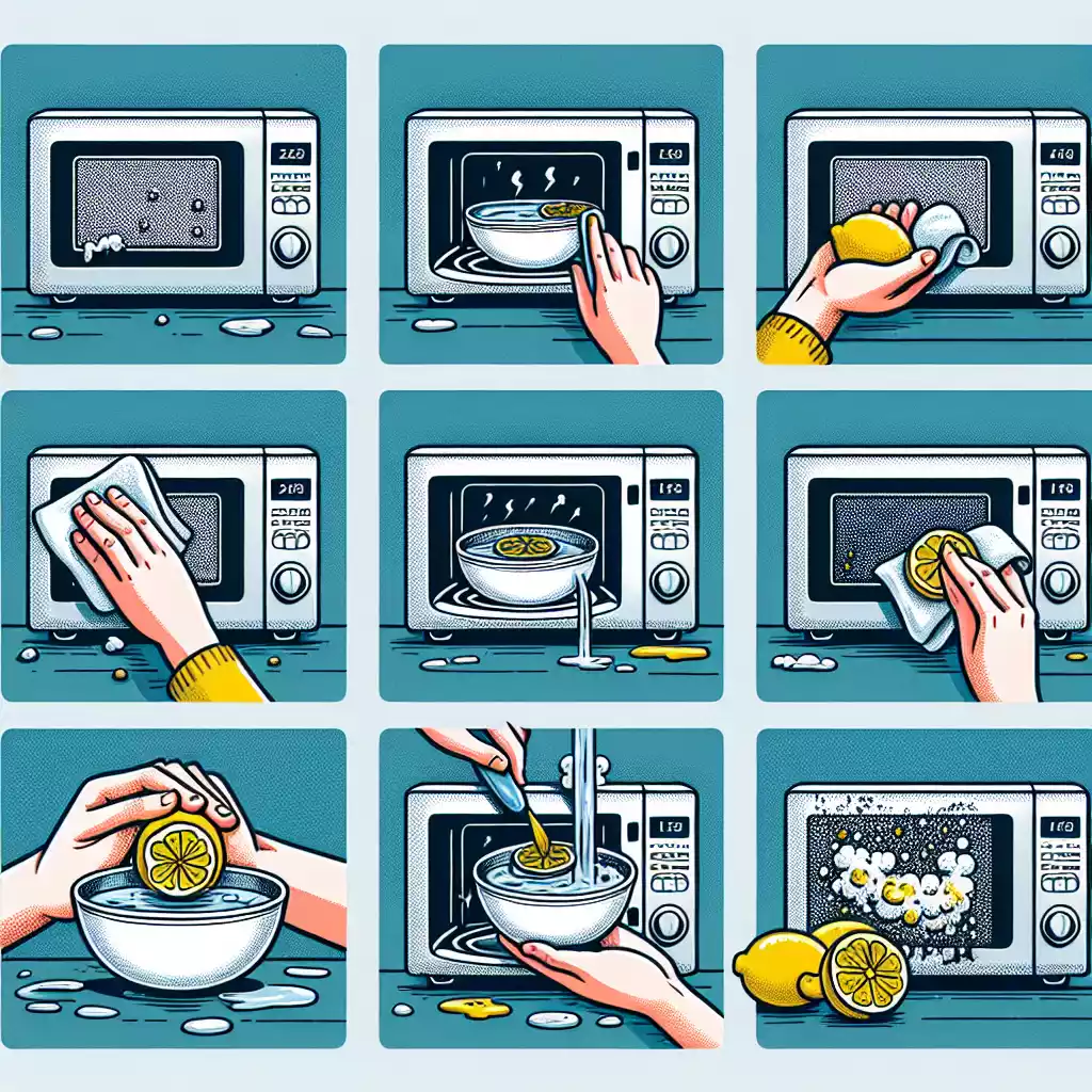 how to clean microwave