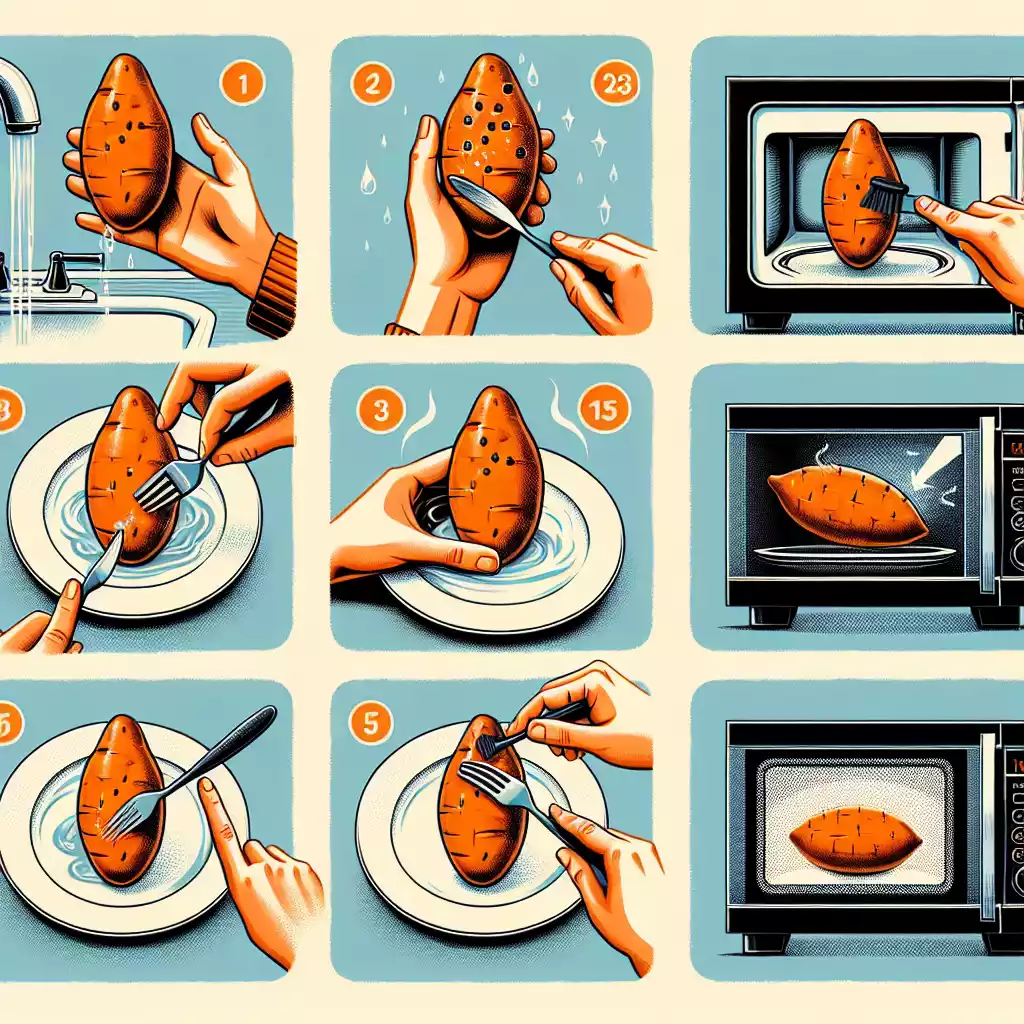 How To Cook A Sweet Potato In The Microwave 2 how to cook a sweet potato in the microwave